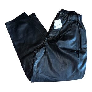 NWT free people faux leather pants